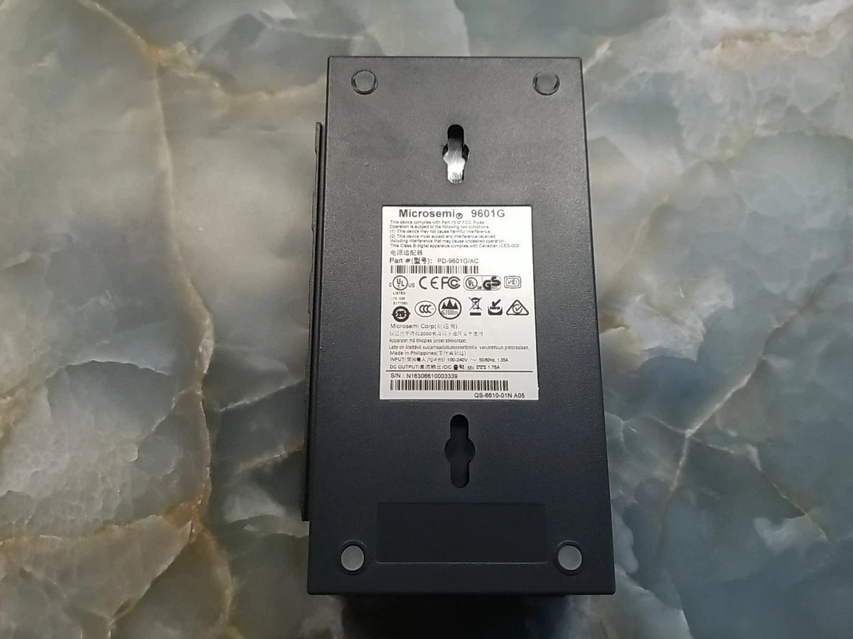 MICROSEMI 9601G PoE Injector - Single Port, 95W Gigabit Midspan