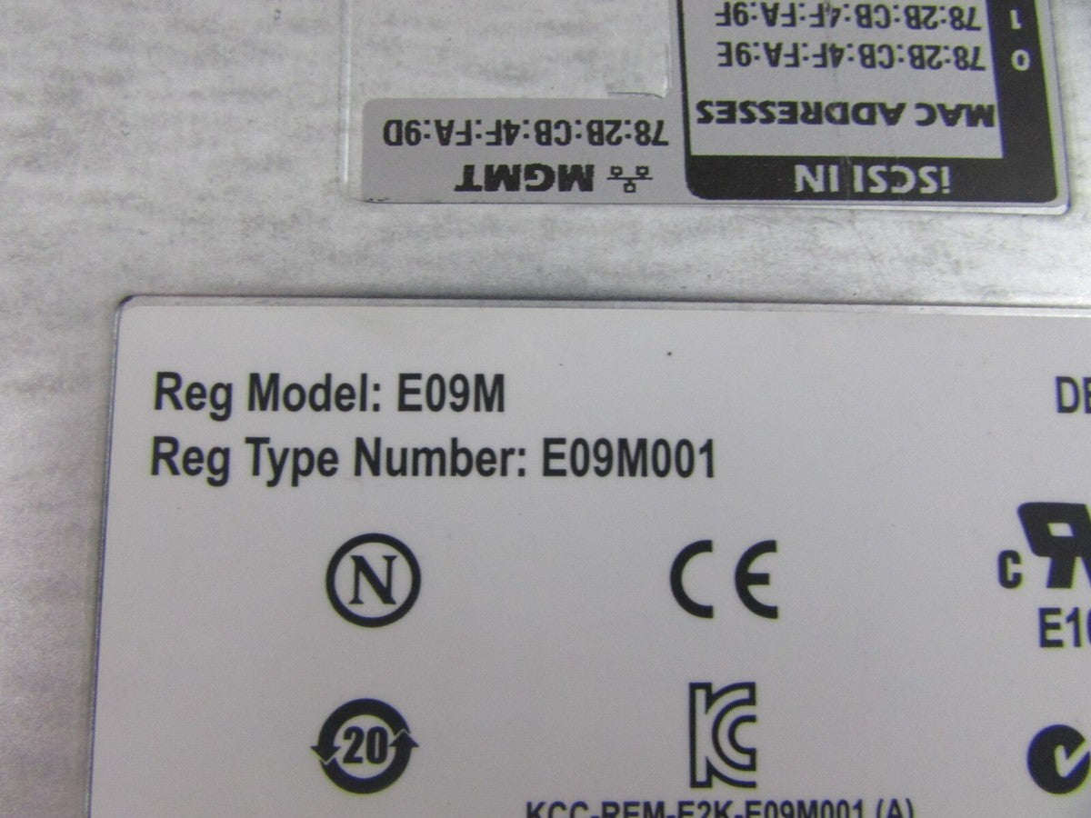 Lot Of 2 Dell EqualLogic PS4100 Control Module E09M E09M001 HRT01 A01 Module 11