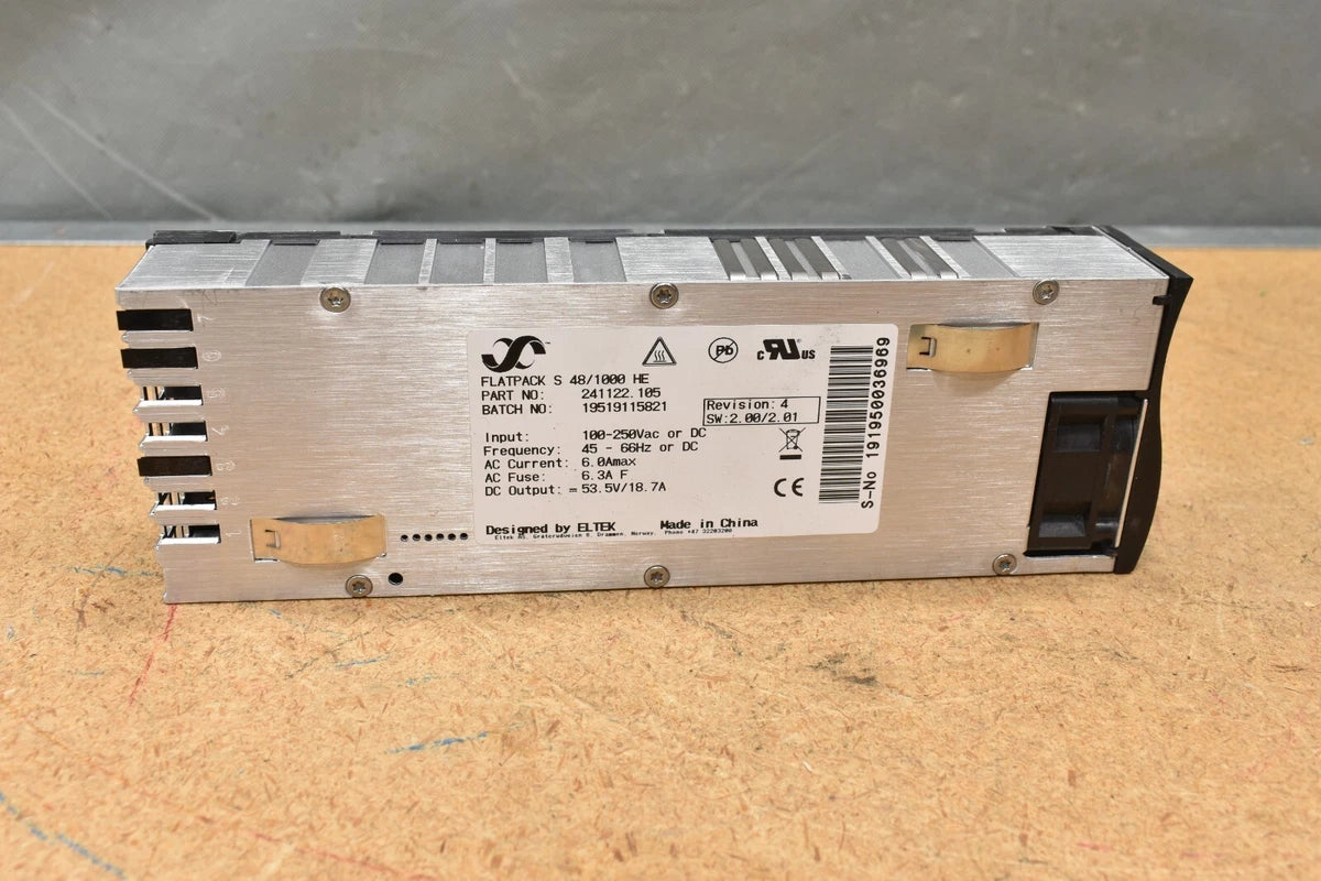 Eltek Flatpack S 48/1000 HE, Power Supply Module, 48V/1000Watt, 6.0A, 241122.105