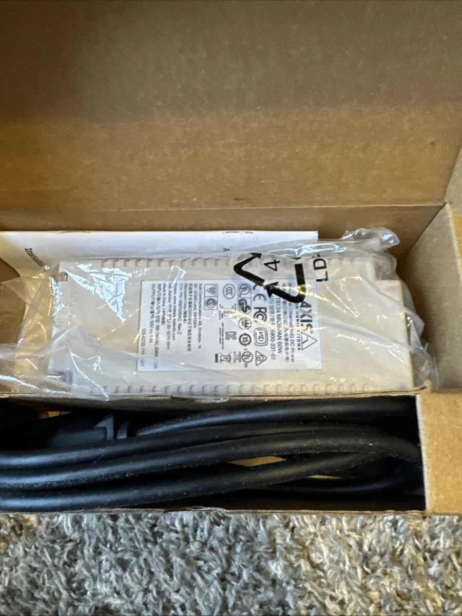 AXIS COMMUNICATION INC 5901-004 T8154 60W SFP MIDSPAN Open Box New