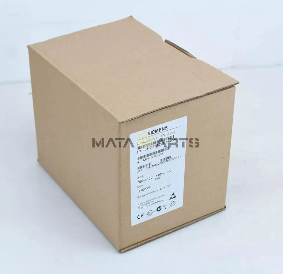 ONE NEW Siemens Inverter 6SE6420-2UD24-0BA1 4KW 380V 6SE6 420-2UD24-0BA1