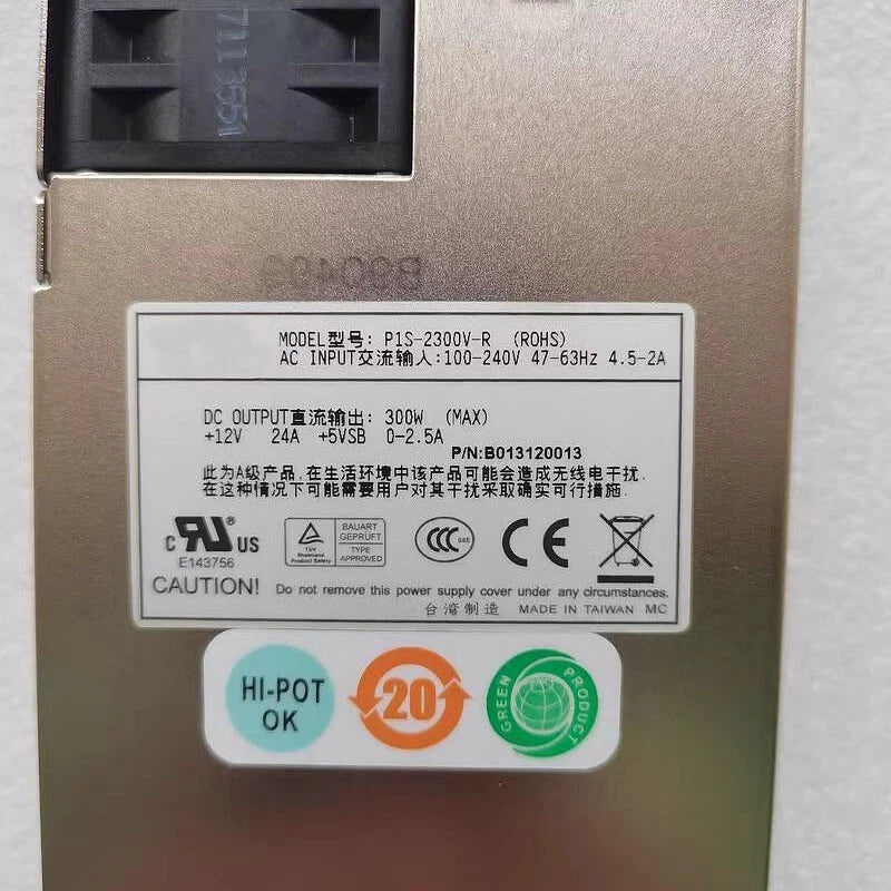 P1S-2300V-R Redundant Power Module For Zippy Server Power Supply 300W