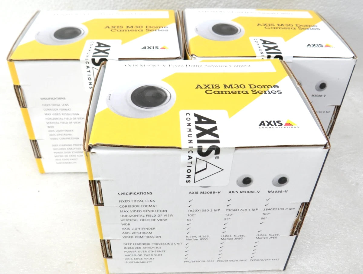 * Axis M3085-V 2MP Dome Camera With WDR 02373-001 (FACTORY SEALED [CTOKT]