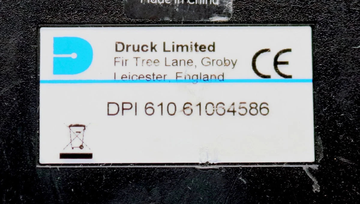 Druck DPI 610 Portable Digital Pressure Calibrator