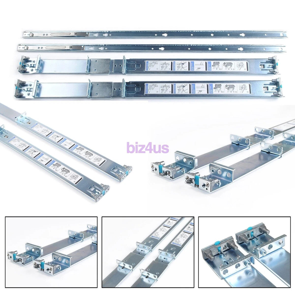 Short Rails Kit for Dell PowerEdge R640 R630 R620 R440 R430 R420 R330 R320 R6415|315923068983
