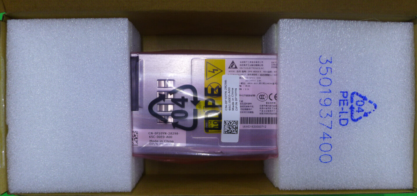NEW Dell 460W 80 Plus Gold Power Supply P10YN