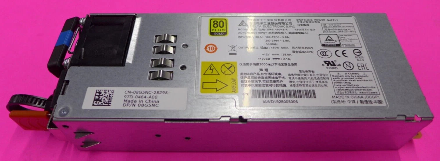 Dell 460W 80Plus Gold Power Supply DPS-460KB R 8G5NC