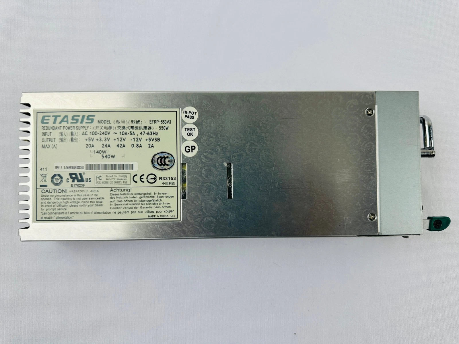 Etasis EFRP-553V3 Redundant Power Supply