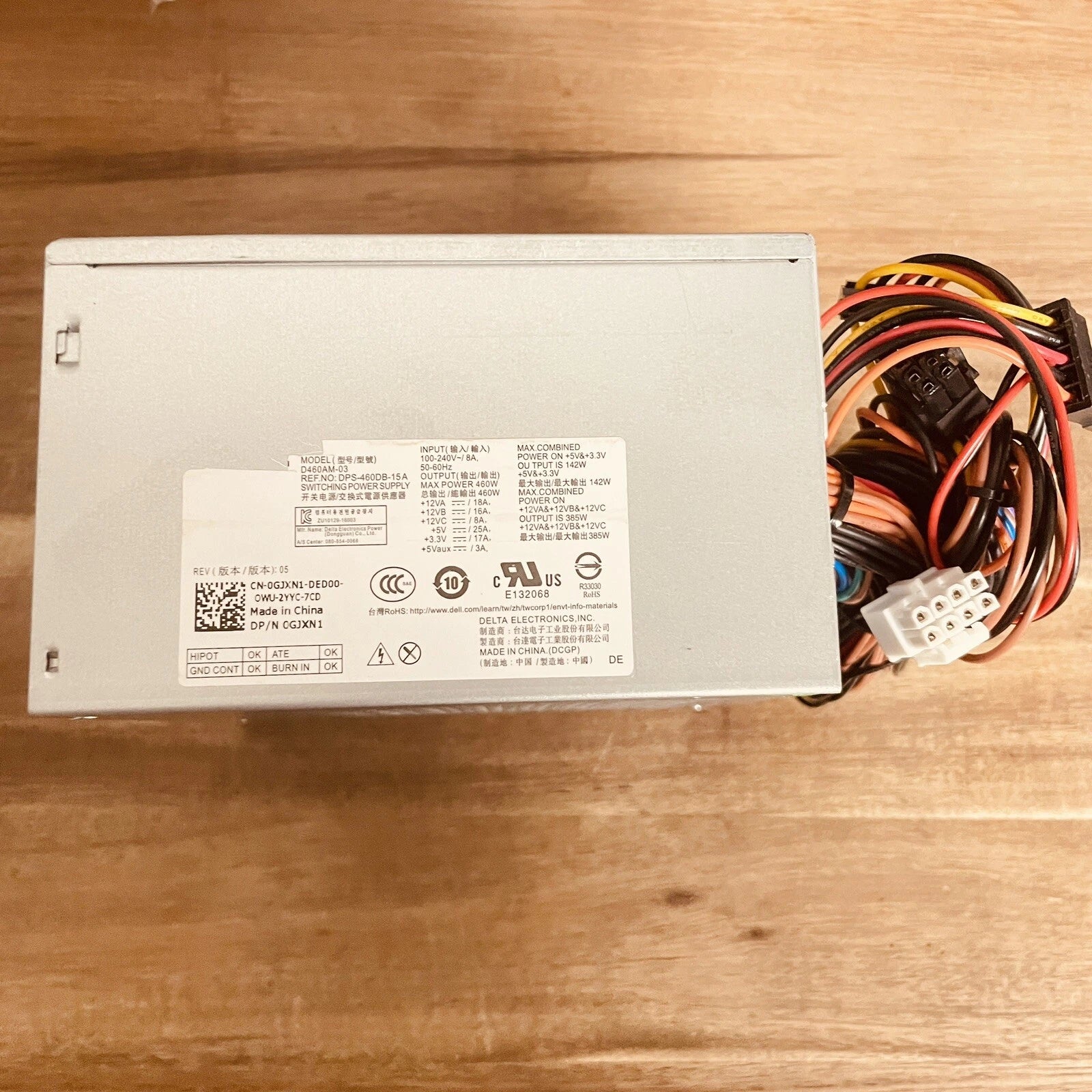 460W D460AM-03 GJXN1 Power Supply For DELL XPS 8910 8920 8300 8900 R5 US