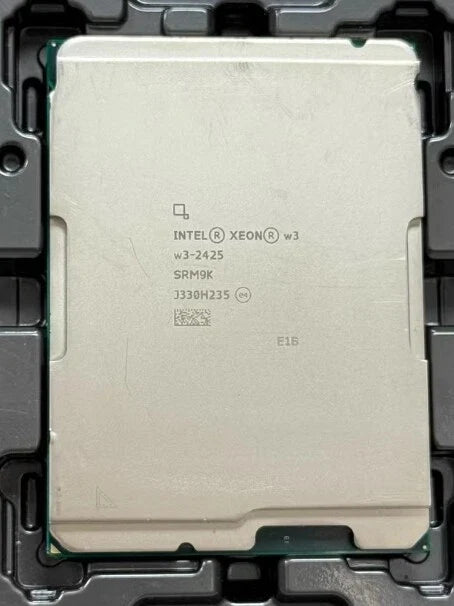 Intel Xeon W3-2425 6 Core 12T 3.0GHz 4.4GHz 15.0MB 130W 156W Socket LGA 4677 PK8071305129101 (SRM9K) Server Processor