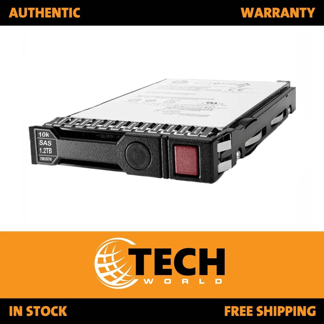 HP 781518-B21 1.2TB 12G SAS 10000 RPM SFF 2.5 Inch SC 781578-001 W/Caddy