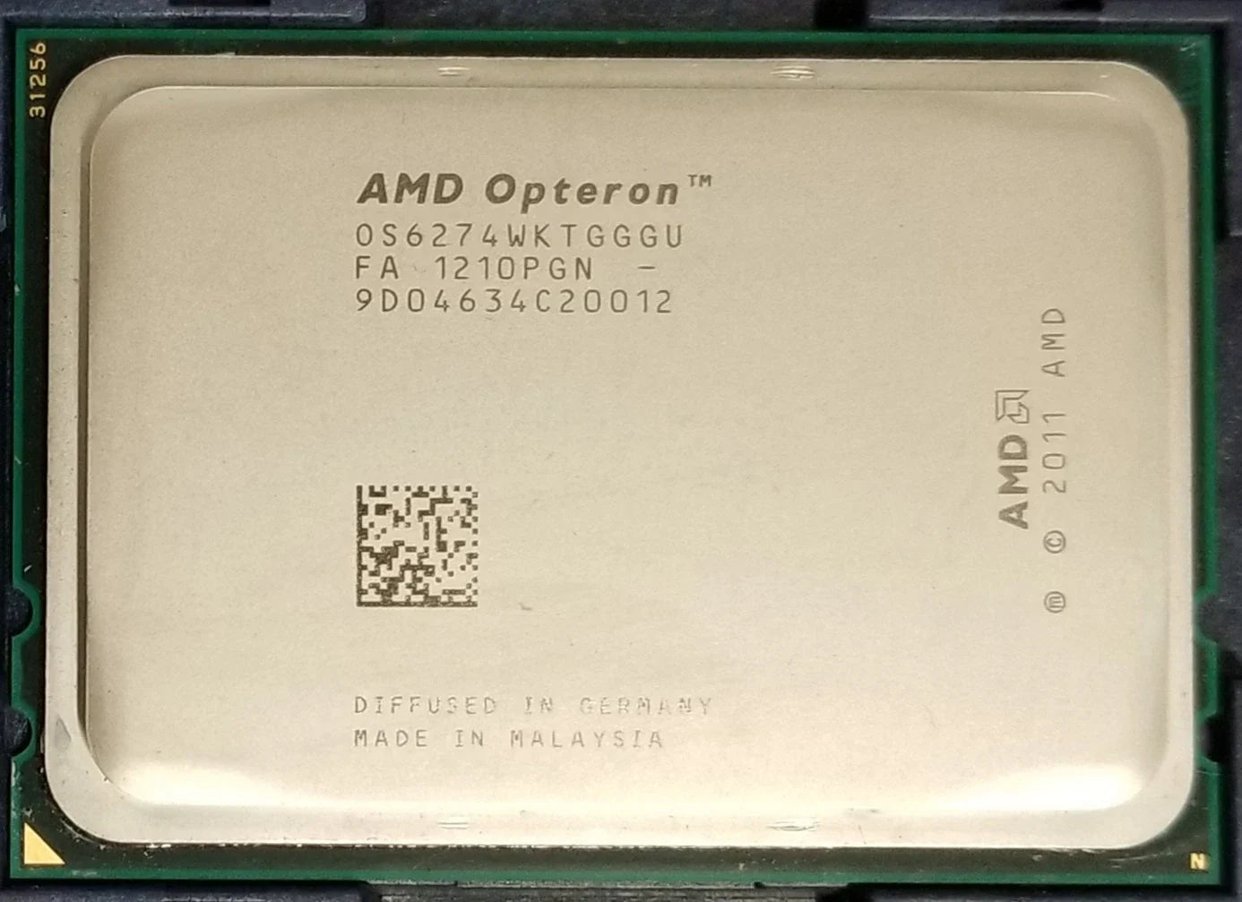 AMD Opteron 6274 Sixteen-Core 2.2GHz Socket G34 Server Processor - OS6274WKTGGGU