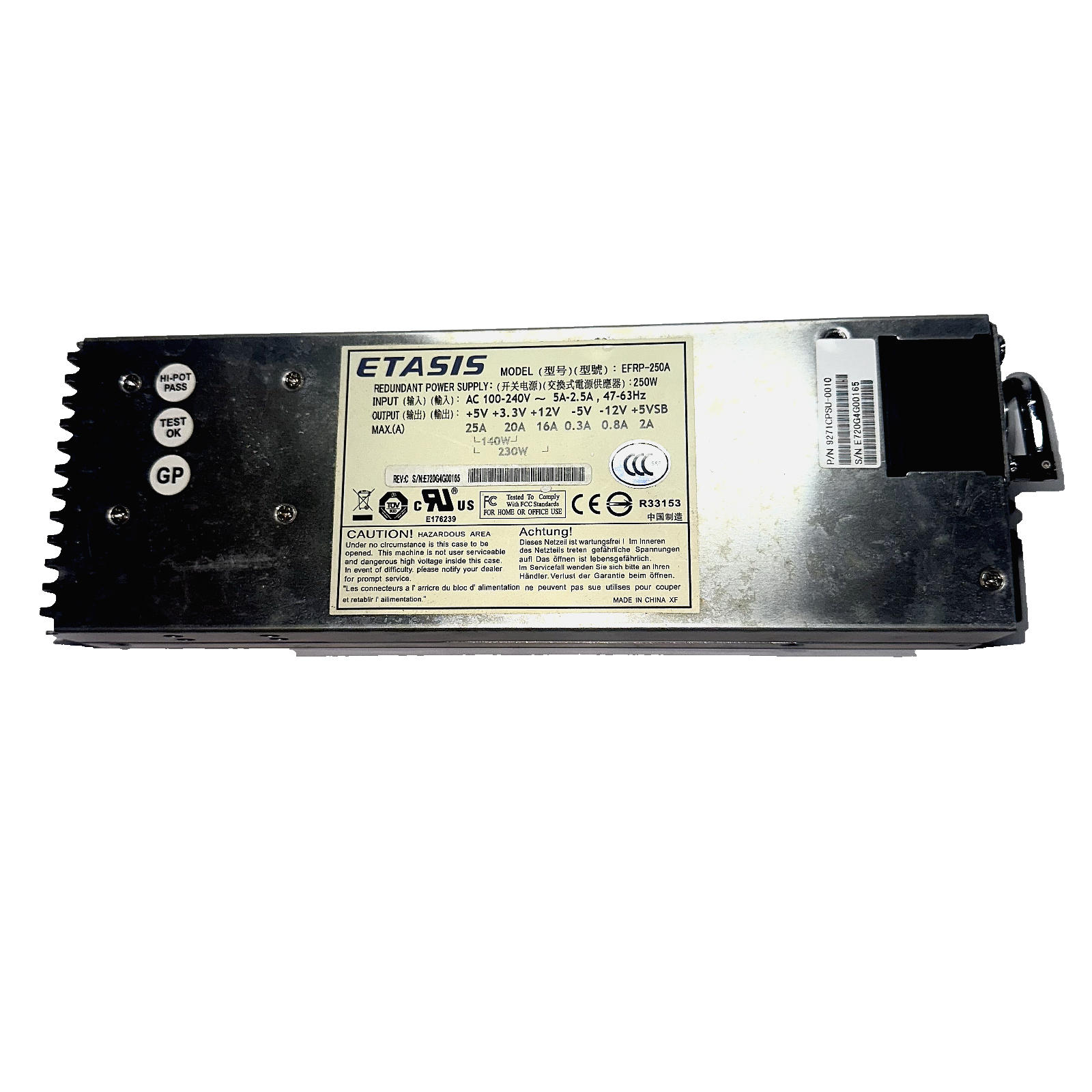 Etasis EFRP-250A Power Supply