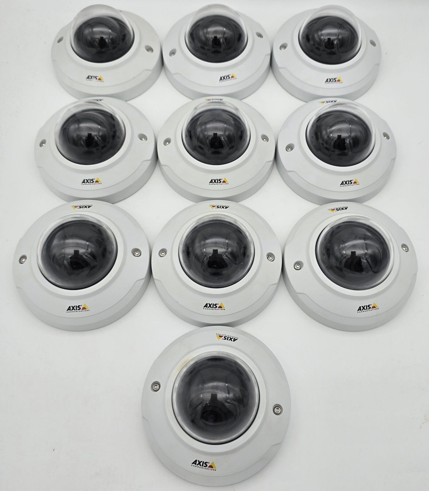 *LOT OF 10* AXIS Communications M3046-V PoE Network Mini Dome Cameras