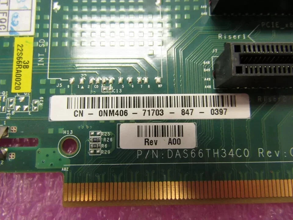 Dell PowerEdge R805 PCI-E Riser Card NM406
