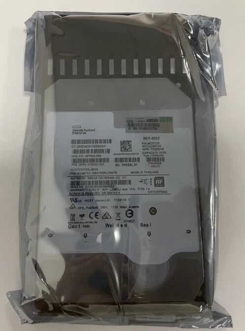 HP 868230-001 MSA 10TB 12G SAS 7.2K RPM LFF - P9M82A|395657639825