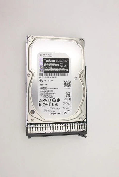 7XB7A00043 Lenovo 00YK032 ThinkSystem 3.5" 4TB 7.2K SAS 12Gb 512n HDD w/Tray