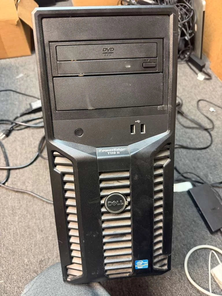 Dell PowerEdge T110 II Tower Server Xeon E3 8 GB RAM 4 TB Hard Disk Drive NO OS