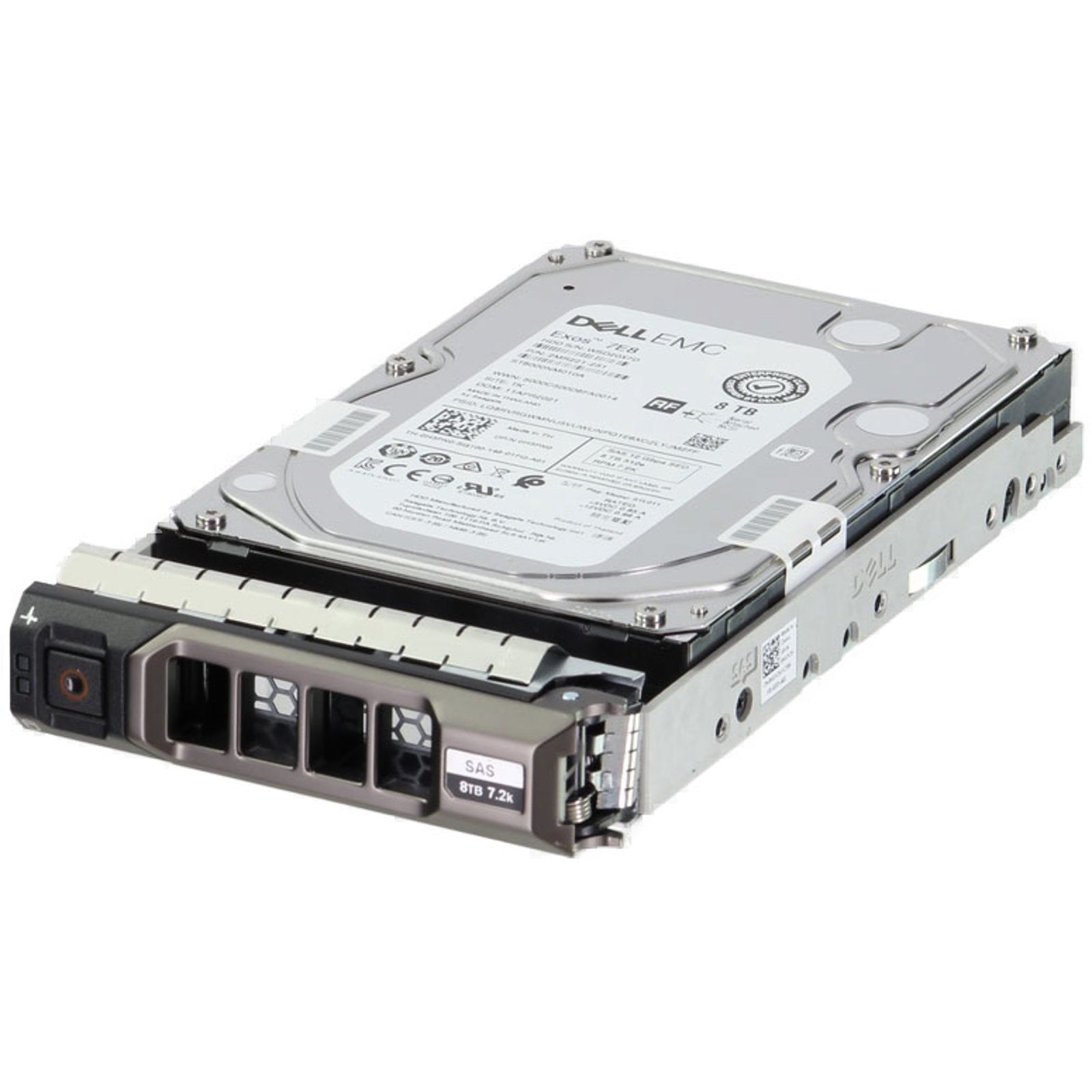 Dell 8TB 7.2K 512e 12Gbps NL SAS SED FIPS 3.5 HDD Exos 7E8 (H3PN0