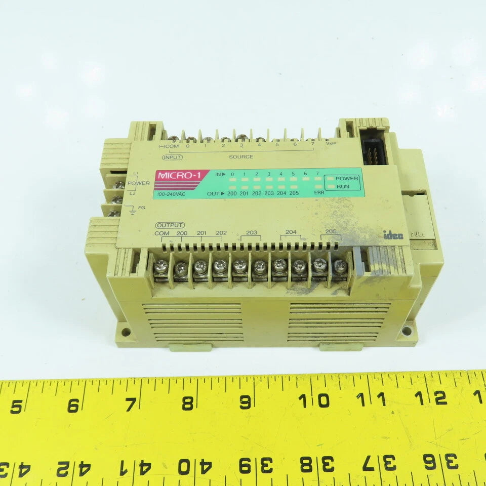 Idec FC1A-C1A1 Micro-1 Base Controller 100-240VAC 50/60HZ 24VDC Input