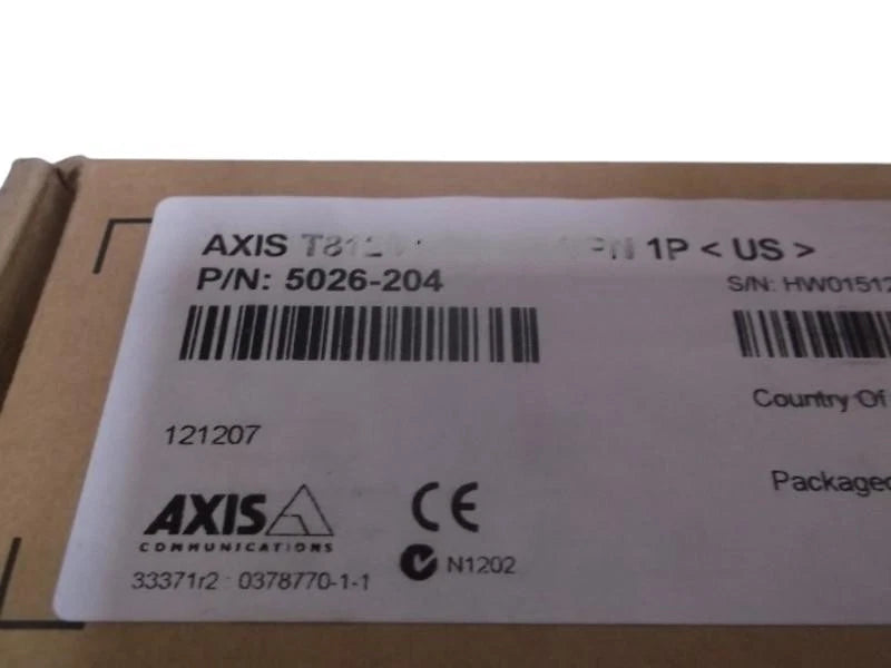 AXIS 5026-204 15W MIDSPAN 1 PORT NSMP