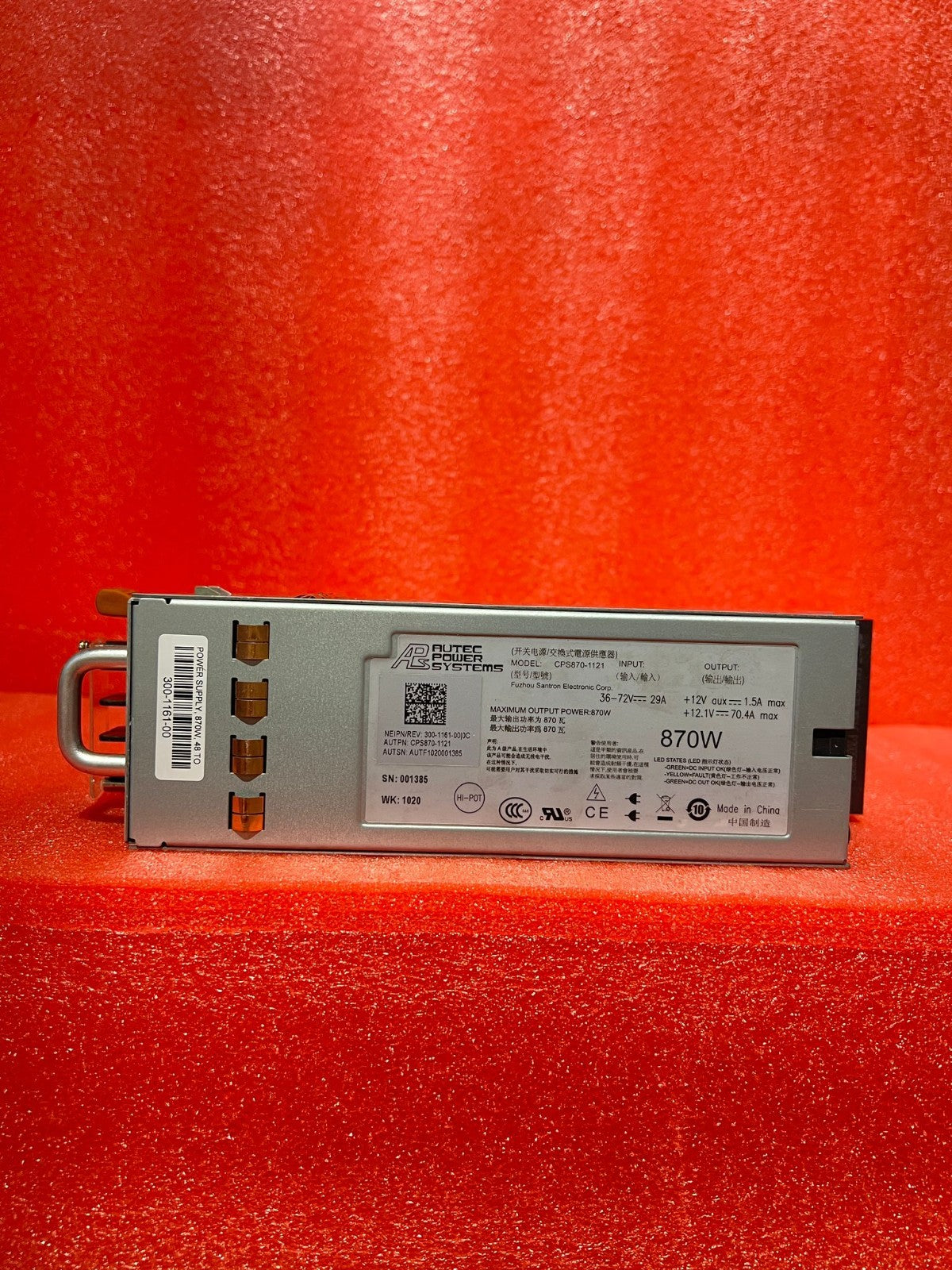 Dell PowerEdge R710 Servers Power Supply 870 Watt CPS870-1121|406187377342