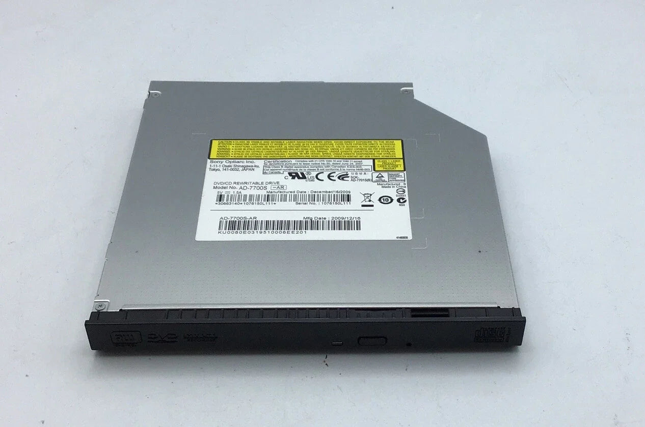 Sony 8X SATA DVD+/-RW  AD-7700S Slim Drive for Laptop