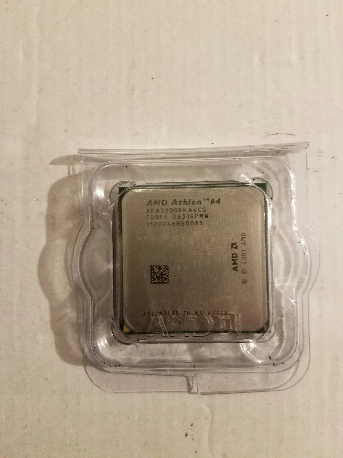 AMD Athlon 64 3500+ (Rev. E4) 2.2GHz 512KB L2 Cache 1.35V 67W Socket 939 Pins Desktop Processor