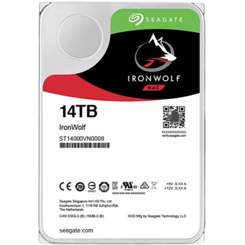 New Seagate IronWolf NAS ST14000VN0008 14TB SATA 7200RPM 3.5" Internal HDD Drive