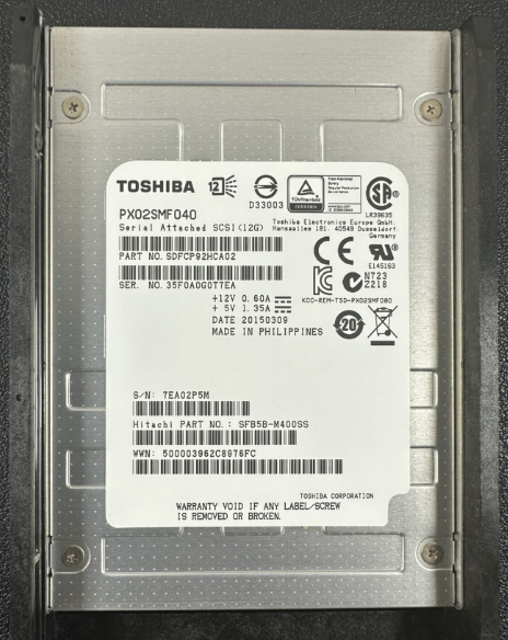 Hitachi HUS 110 HUS 130 HUS 150 3285262-B Hitachi HUS 400GB SSD SFF