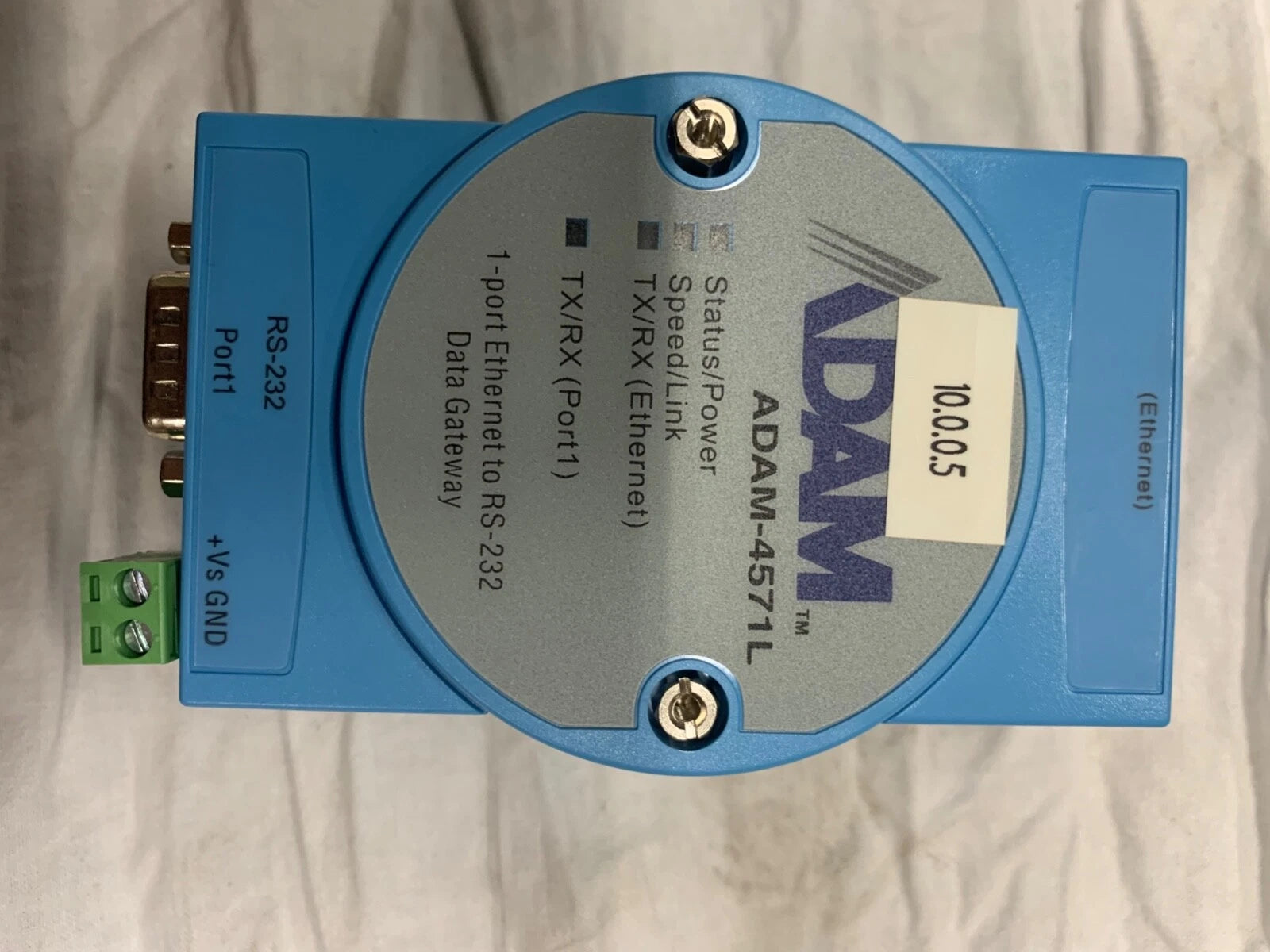 Advantech ADAM-4571L module port RS-232 to Ethernet Serial Device Server