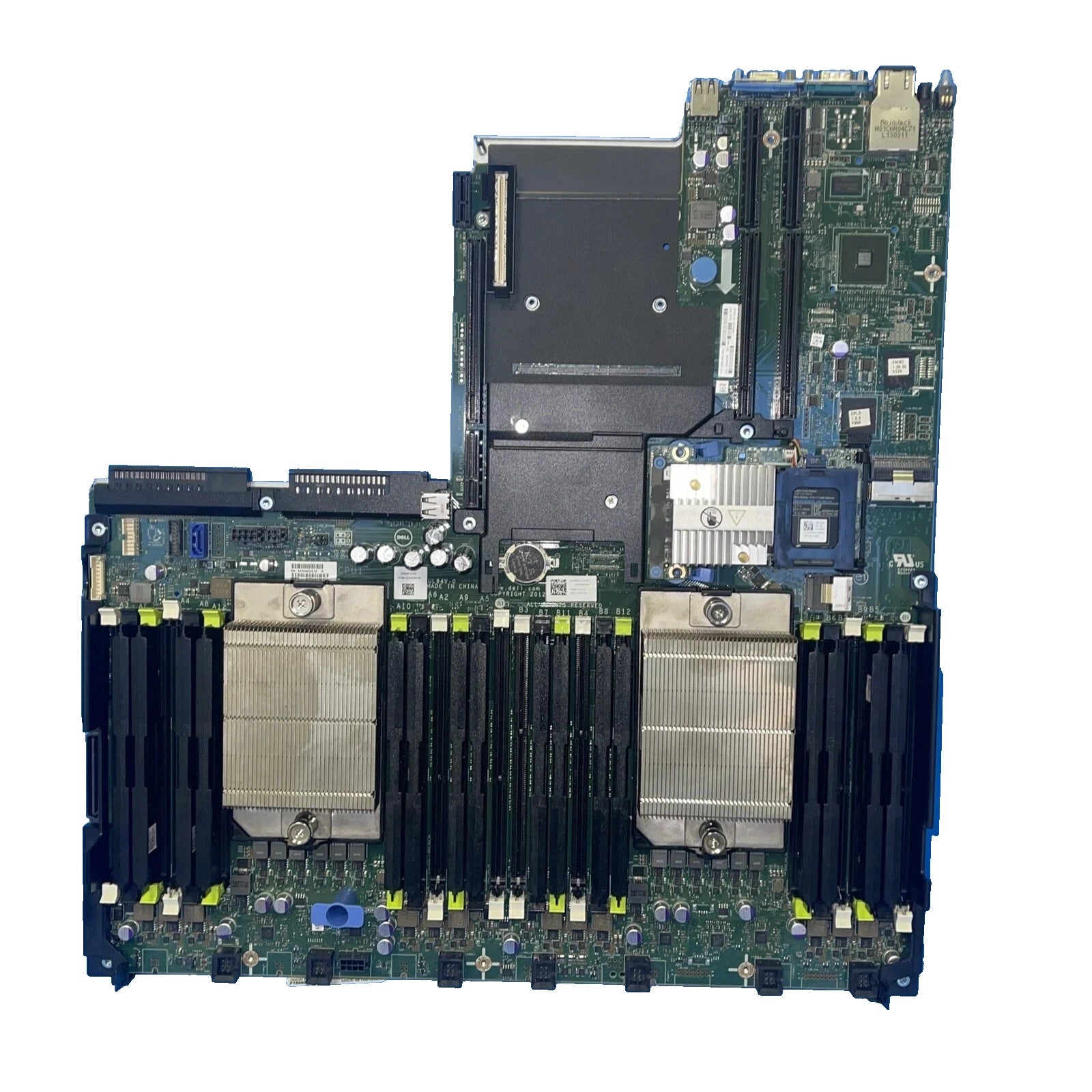 Dell PowerEdge R620 0PXXHP MOTHERBOARD with heatsinks/5CT6D/FM487