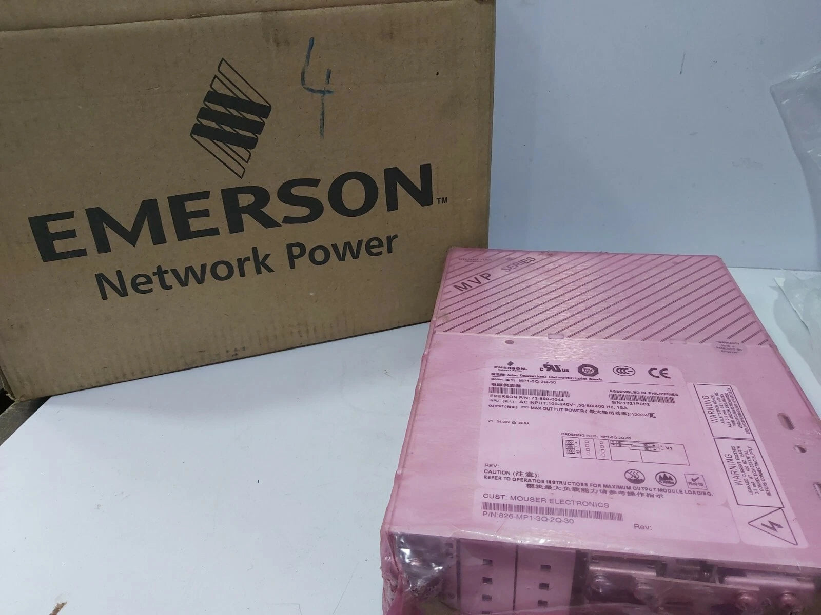 EMERSON 73-690-0044 MODEL:MP1-3Q-2Q-30 MVP SERIES POWER SUPPLY