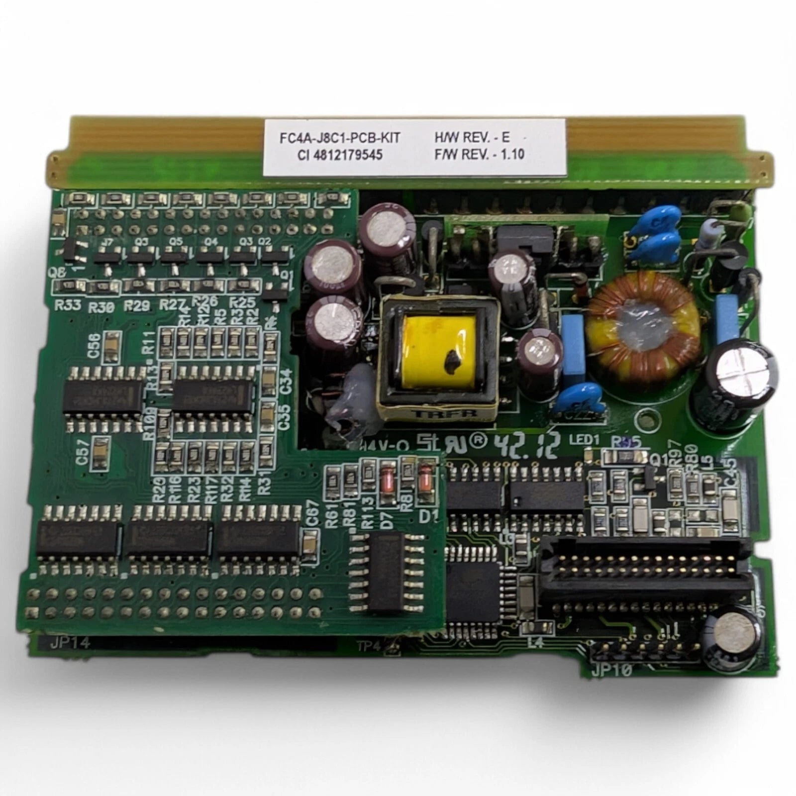 FCAA-J8C1-PCB-KIT Circuit Board HW Rev E, FW Rev 1.10 Power Supply/Control Mod