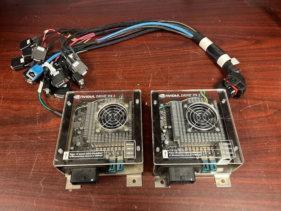Lot of 2 Nvidia DRIVE PX 2 AI Computing Platform w/ Cables #95