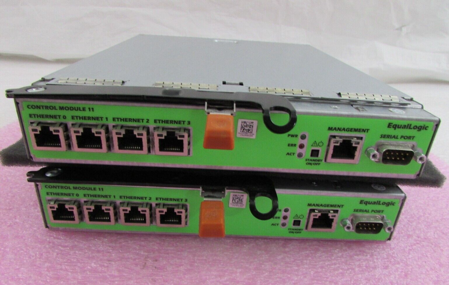 Lot Of 2 Dell EqualLogic PS4100 Control Module E09M E09M001 HRT01 A01 Module 11