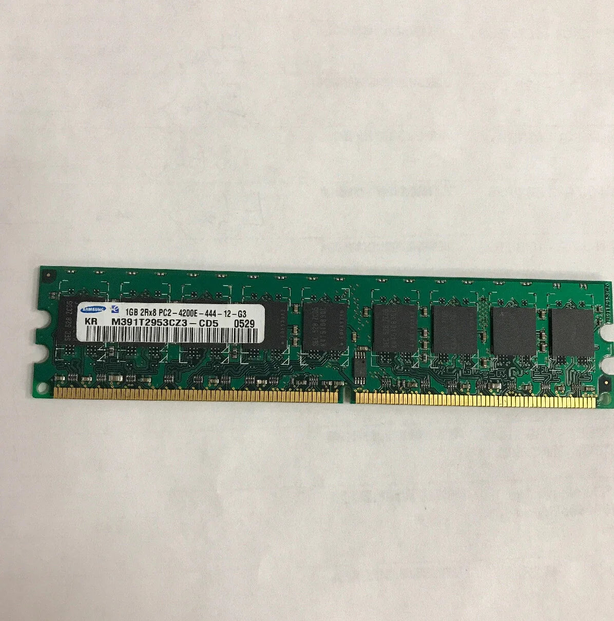 Samsung 1GB PC2-4200 CL4 240Pins DDR2-533 2Rx8 1.8V ECC DIMM RFB - &nbsp;M391T2953CZ3-CD5 - Used Like New
