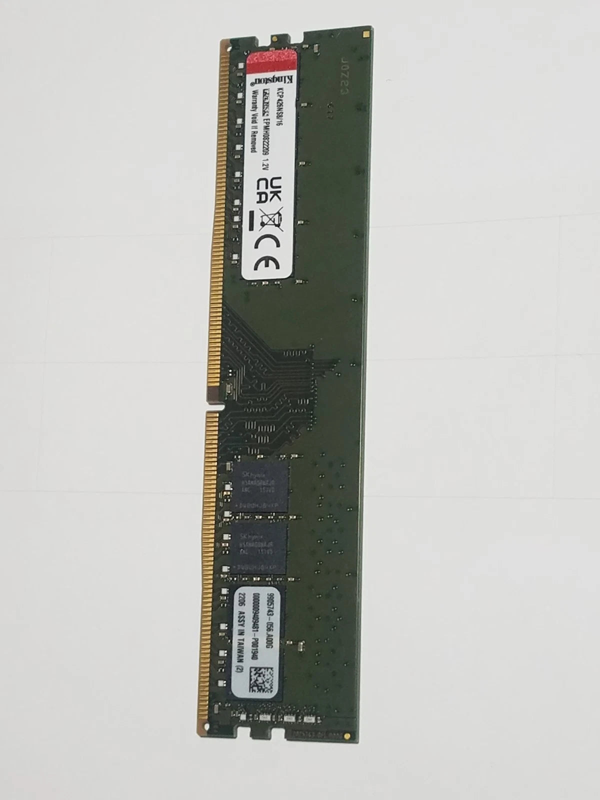 Kingston 16GB PC4-2666V DIMM kcp426ns8/16 Non-ECC 288-Pin Desktop Memory RAM