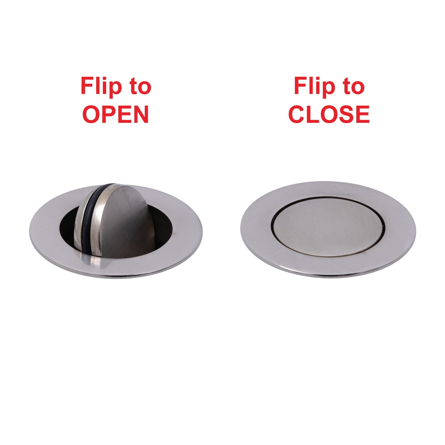 Ambassador Marine S01-0304 1 1/2" Flip Drain