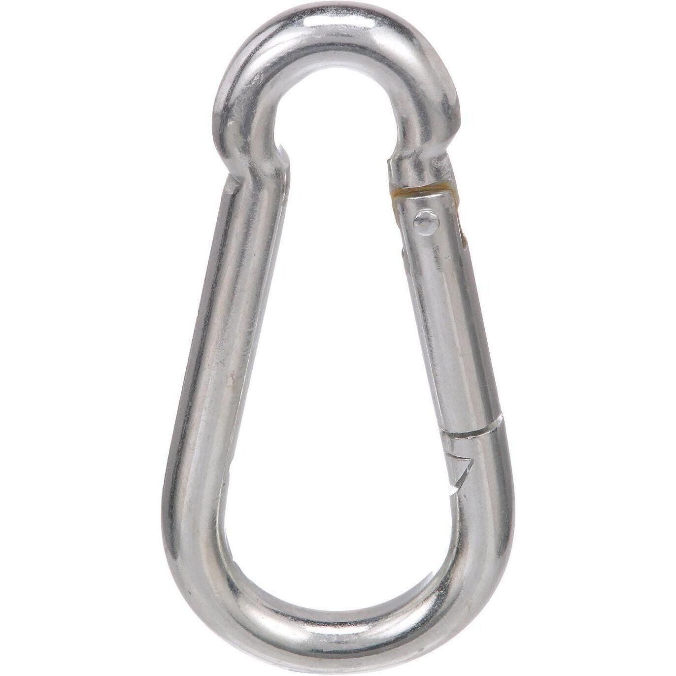 Seachoice 50-36841 Zinc Plated Steel Safety Spring Hook 7/16" x 4-3/4"