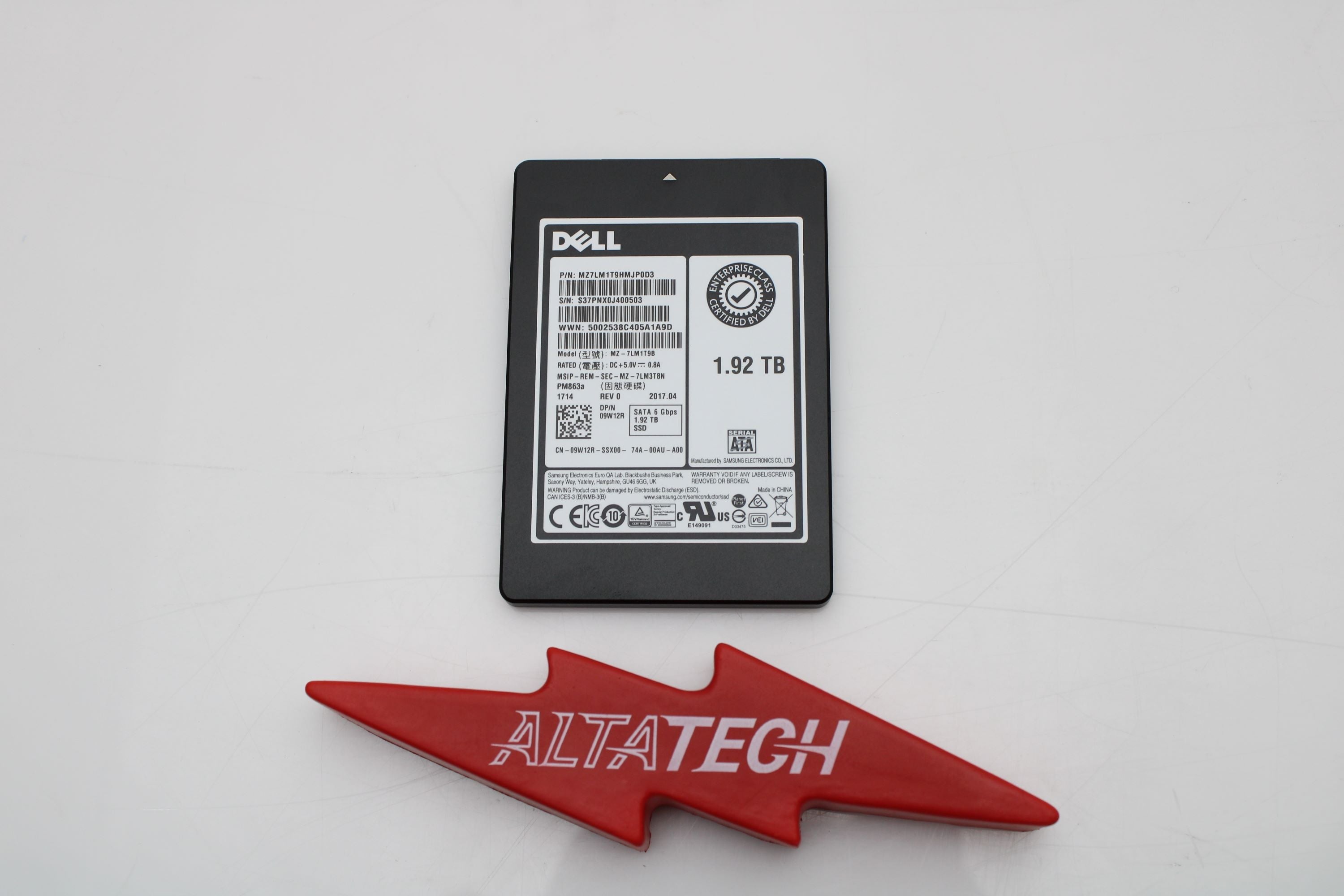 Samsung MZ-7LM1T9B 1.92TB SSD SATA 2.5 6G RI PM863A