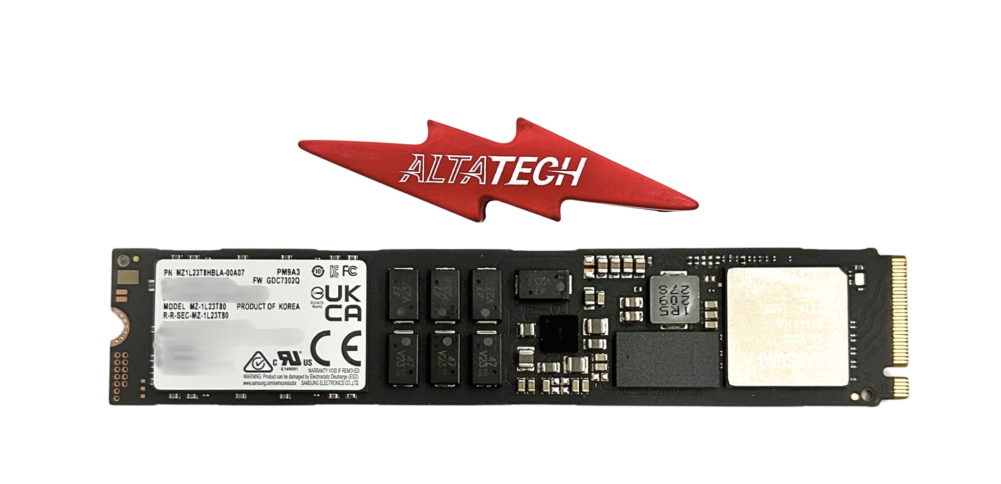 Samsung MZ1L23T8HBLA-00A07 3.84TB NVME SSD GEN4 M.2 22110 SED PM9A3