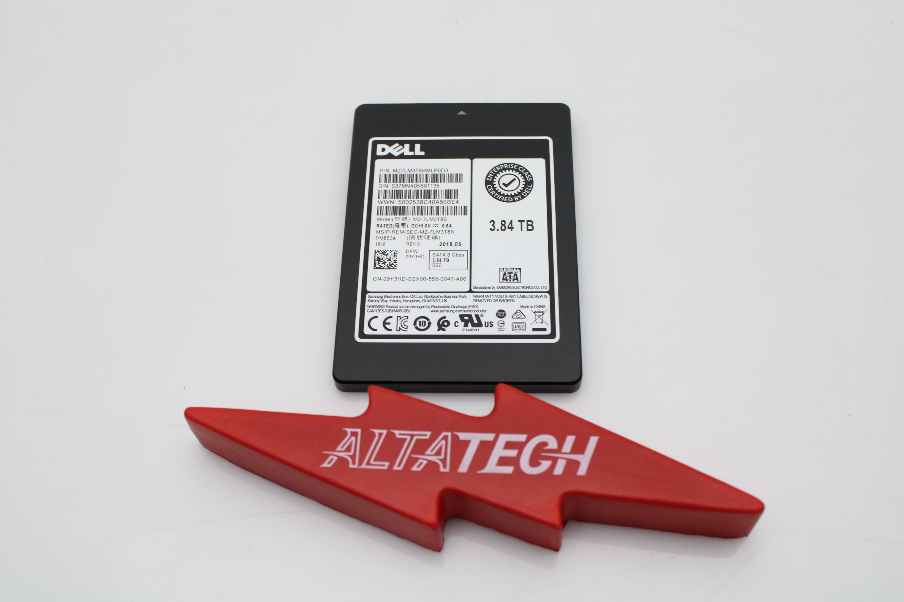 Samsung MZ7LM3T8HMLP0D3 3.84TB SSD SATA 2.5 6G RI