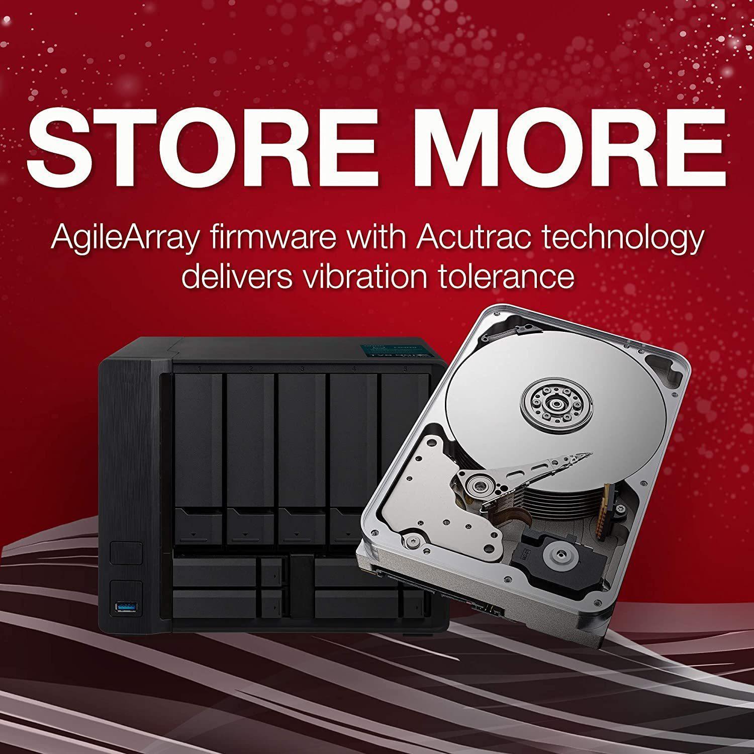 Seagate (ST14000VN0008 IronWolf 14TB NAS Internal Hard Drive HDD – 3.5 Inch SATA 6Gb/s 7200 RPM 256MB Cache for RAID Network Attached Storage