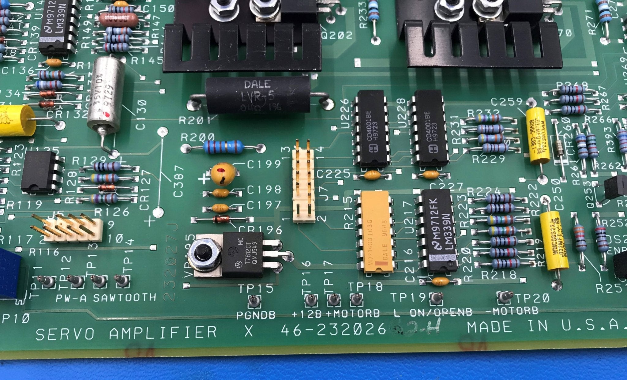 Servo Amplifier Board (46-232026 G2-H GE Advantx