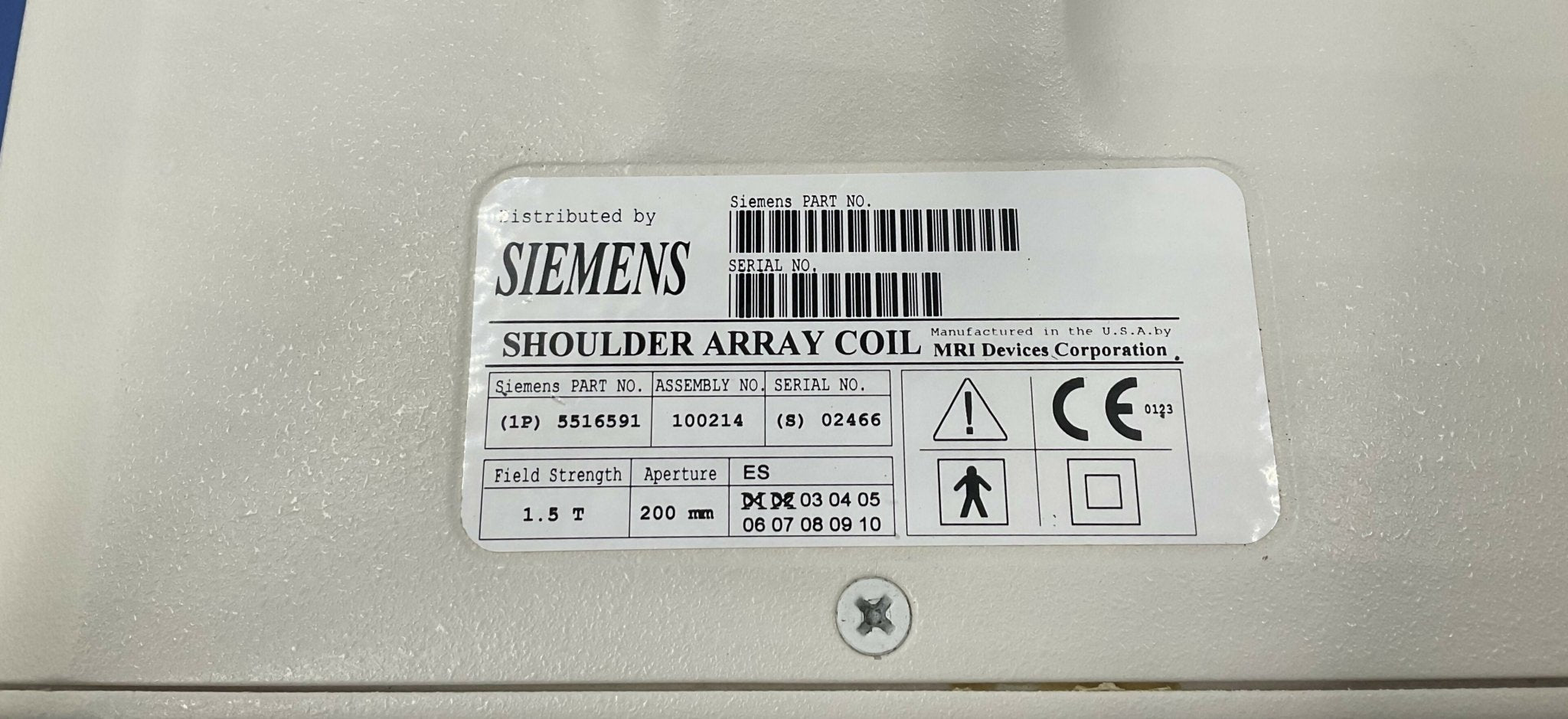 SHOULDER ARRAY COIL LG (05516591/5516591/100214 SIEMENS