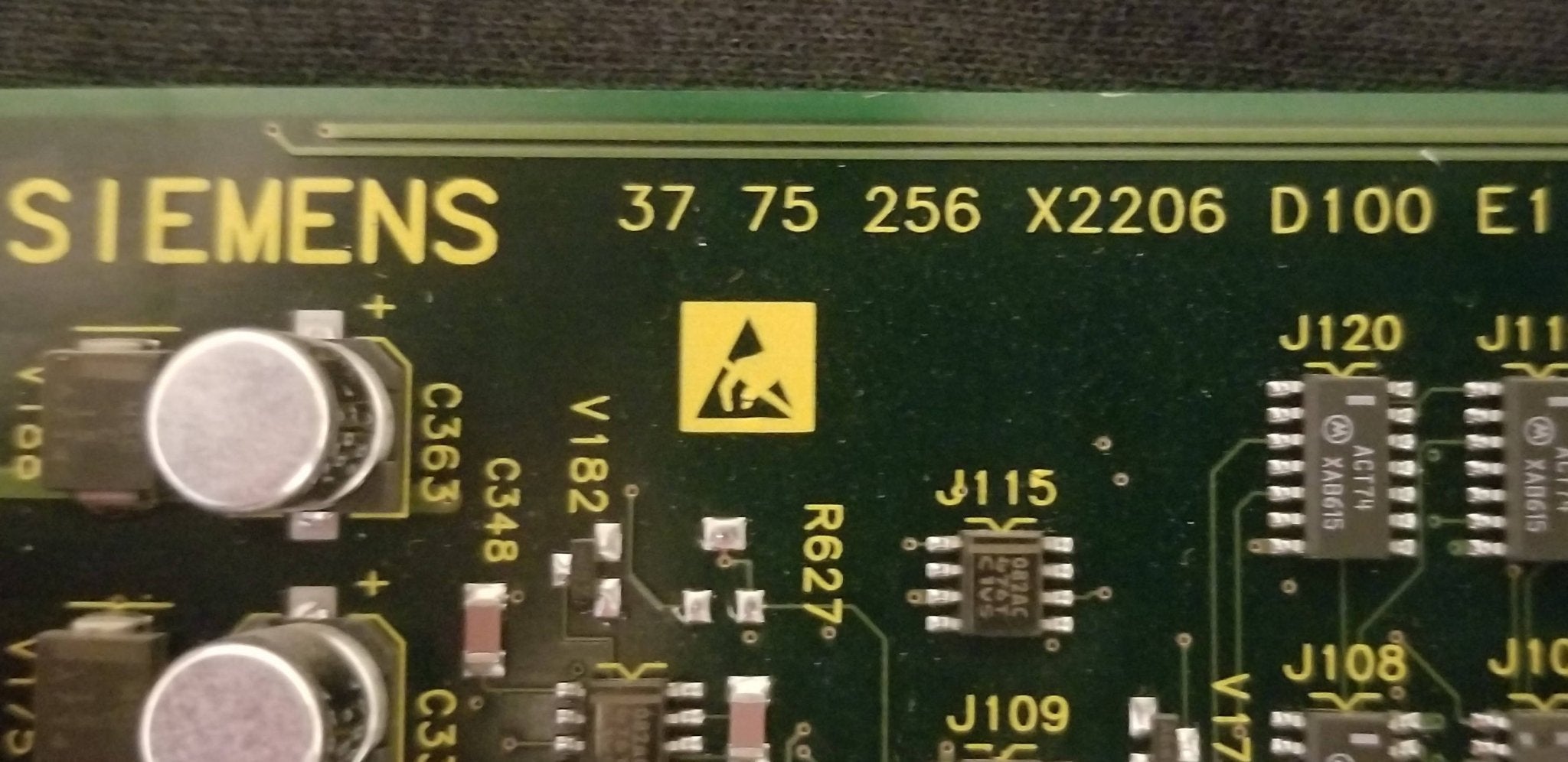 Siemens D100 E1 Master Board (PN 37 75 256 X2206