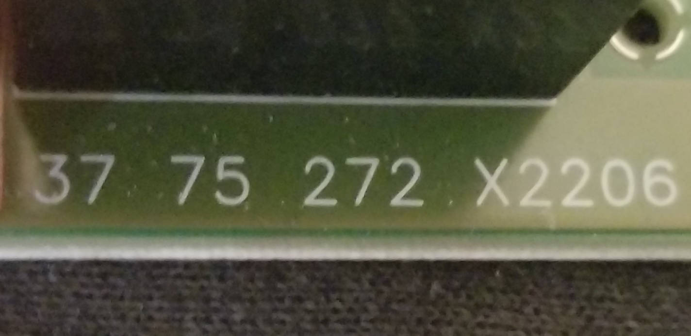 Siemens D111 Board (PN 37 75 272
