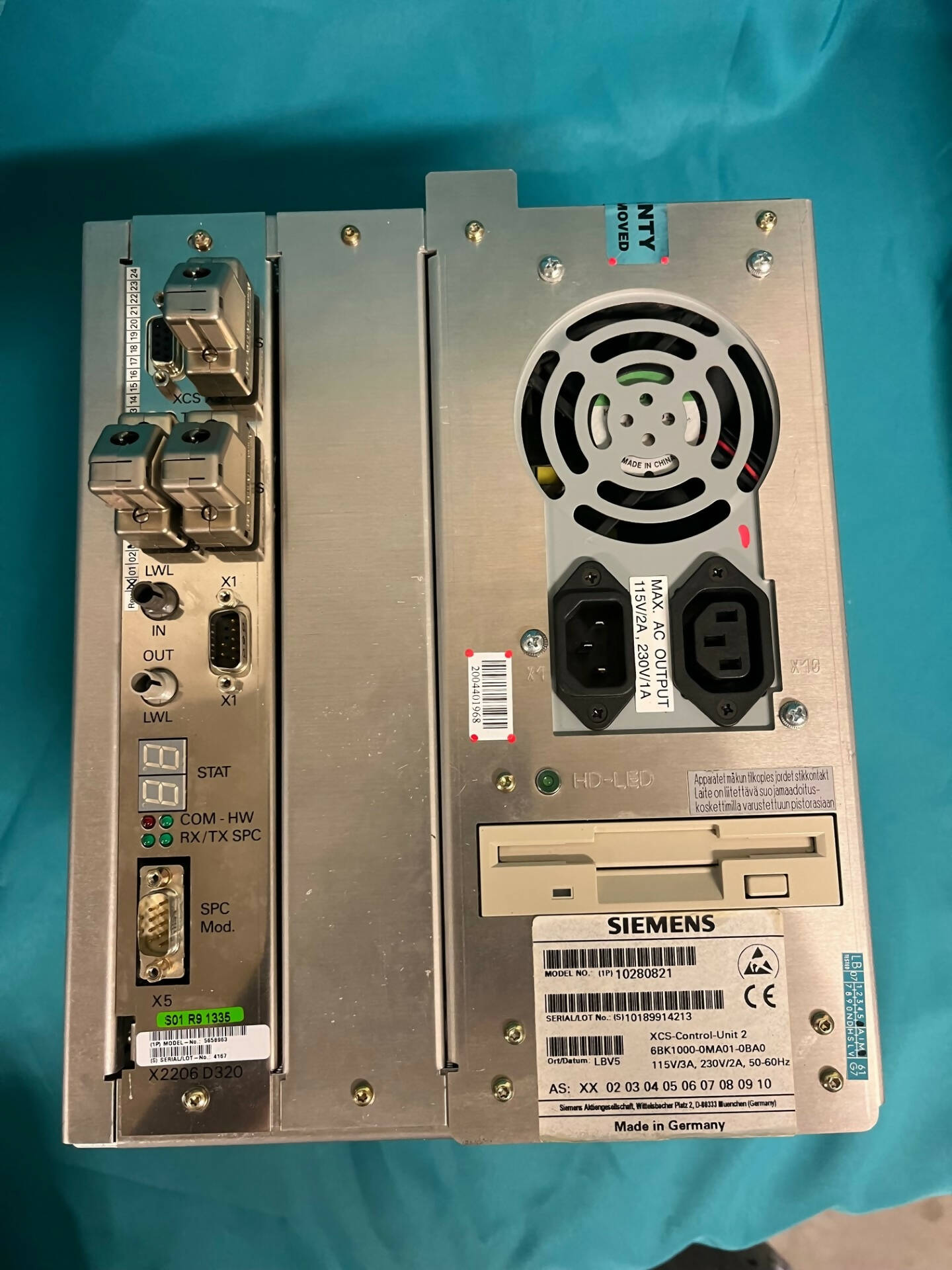 Siemens XCS Control Unit 2 #102808821