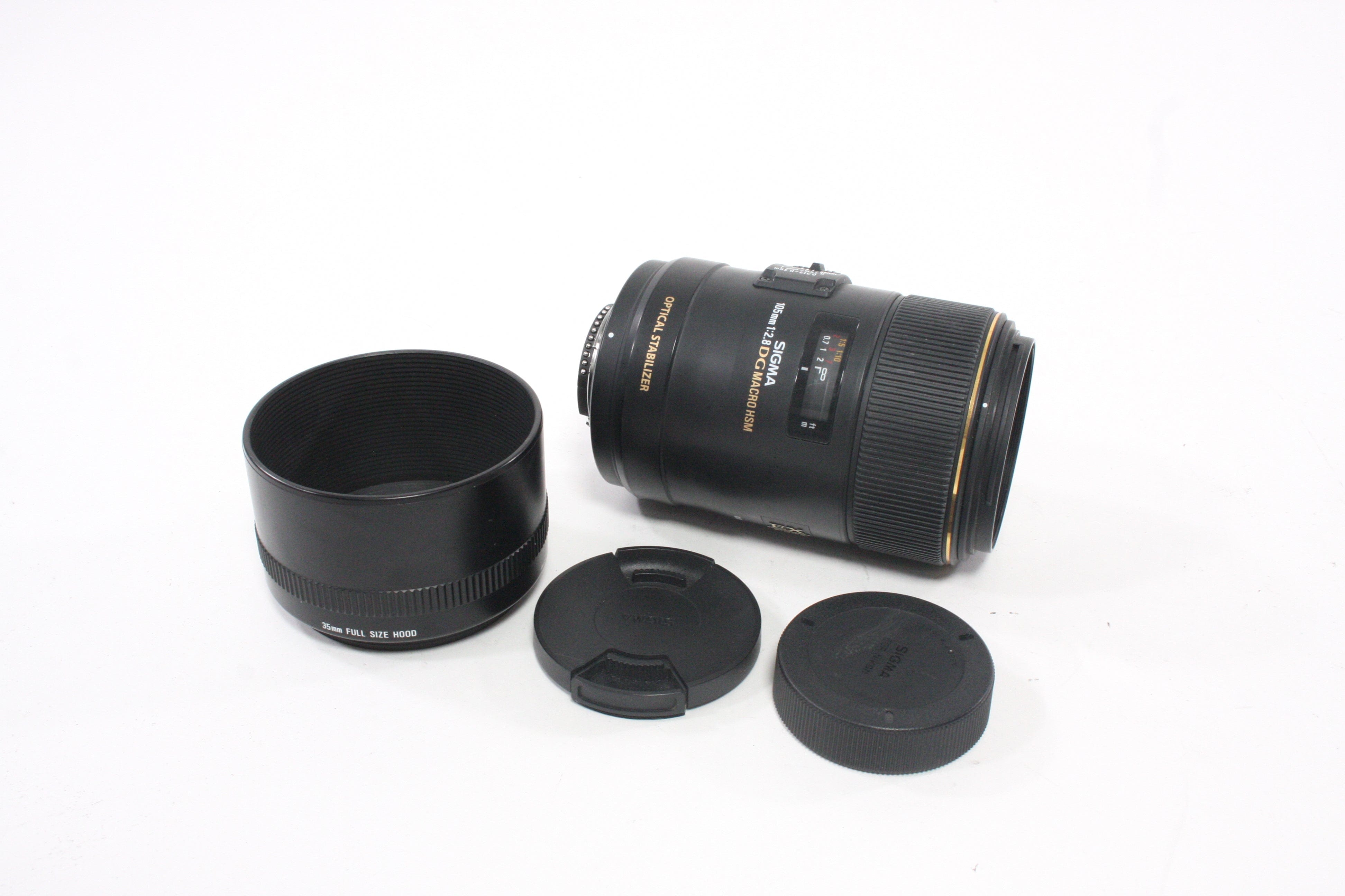 Sigma 105mm f/2.85 DG Macro HSM Optical Stabilizer Lens for Nikon F Mount
